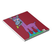 ラマ間抜けモンスター ノートパッド (アングル)