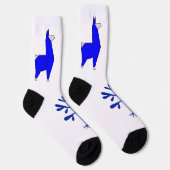 ラマ靴下ブルー、テイク2 ソックス (右)