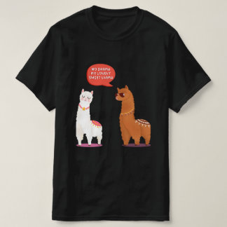 ラマ・アルパおもしろいカTシャツ Tシャツ