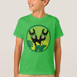 ラマ・アルパカ・ツイン・ボーイ・ブラザーズ Tシャツ