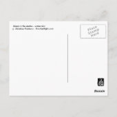 ラマ・イン・ザ・アンデス ポストカード (裏面)