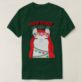 ラマ・ウーマン Tシャツ (デザイン正面)
