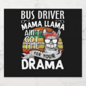 ラマ・ギフト |バス運転手Mama Llama ビールラベル (シングルラベル)
