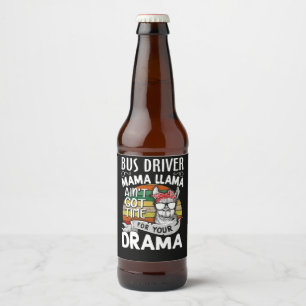 ラマ・ギフト  バス運転手Mama Llama ビールラベル