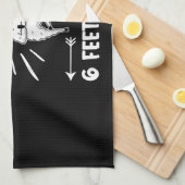 ラマ・ギフト |ラマおもしろいステイ6足ティ遠くにー キッチンタオル (四つ折り)