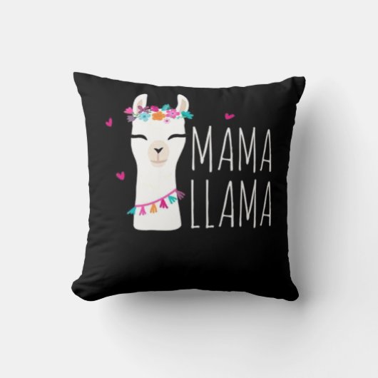 ラマ・ギフト | Mama Llama クッション (正面)