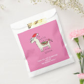 ラマ・クリスマス・キッズ可愛おもしろいい フェイバーバッグ (封をした状態)