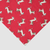 ラマ・クリスマス・キッズ可愛おもしろいい 薄葉紙 (詳細)