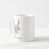 ラマ コーヒーマグカップ (正面左)