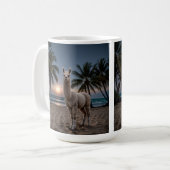 ラマ コーヒーマグカップ (正面左)