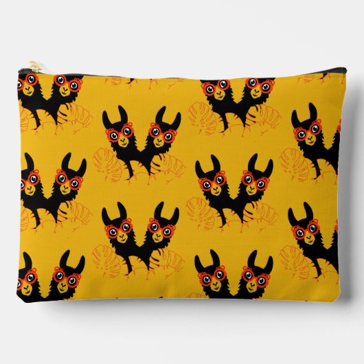 ラマ・シスター アクセサリーポーチ (正面)