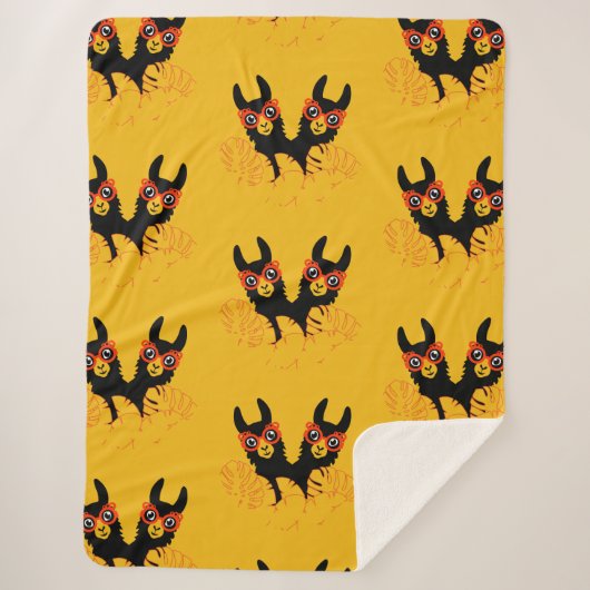 ラマ・シスター シェルパブランケット (正面)