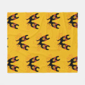 ラマ・シスター フリースブランケット (正面(横))