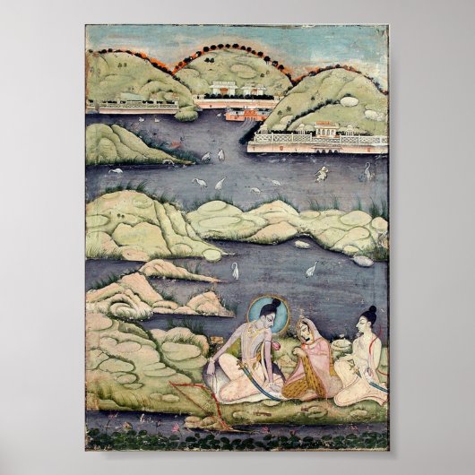 ラマ、シタ、ラクシュマン ポスター (正面)