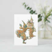 ラマ・シタ – ラマヤナ・ヒンドゥー教の女神 ポストカード (スタンド正面)