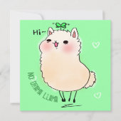 ラマ シーズンカード (正面)