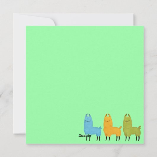 ラマ シーズンカード (裏面)