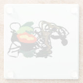 ラマ・ジョイ ガラスコースター (裏面)