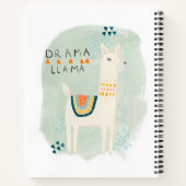 ラマ・スクワッド – ドラマ・ラマ ノートブック (裏面)