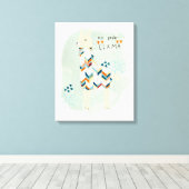 ラマ・スクワッド – プロブラマ号 キャンバスプリント (インサイチュ (ウッドフロア))