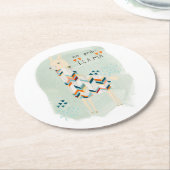 ラマ・スクワッド – プロブラマ号 ラウンドペーパーコースター (アングル)