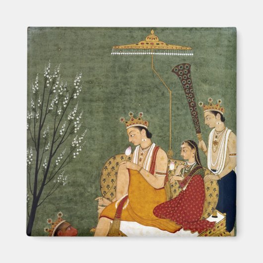 ラマ・チャンドラとしてのヴィシュヌの第七の転生 マグネット (正面)