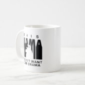 ラマ・ドラマ コーヒーマグカップ (正面左)