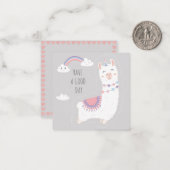 ラマ ノートカード (正面/裏面インサイチュ)