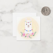 ラマ ノートカード (正面/裏面インサイチュ)