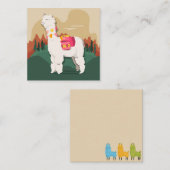 ラマ ノートカード (正面/裏面)