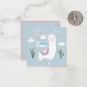 ラマ ノートカード (正面/裏面インサイチュ)