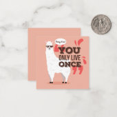 ラマ ノートカード (正面/裏面インサイチュ)