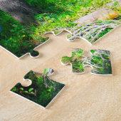 ラマ・パック・アイダホ。クリスマスの挨拶 ジグソーパズル (側面)