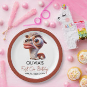 ラマ・フィエスおもしろいタ・カリカチュア1歳 ペーパープレート (パーティー)