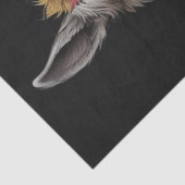 ラマ&フラワーポートレートデクページティッシュペーパー 薄葉紙 (詳細)