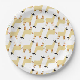 ラマ ペーパープレート