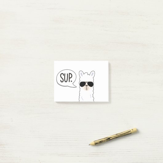 ラマ ポストイット (デスク上)