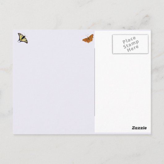 ラマ ポストカード (裏面)