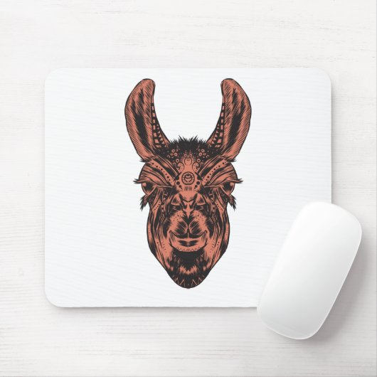 ラマ マウスパッド (マウス)