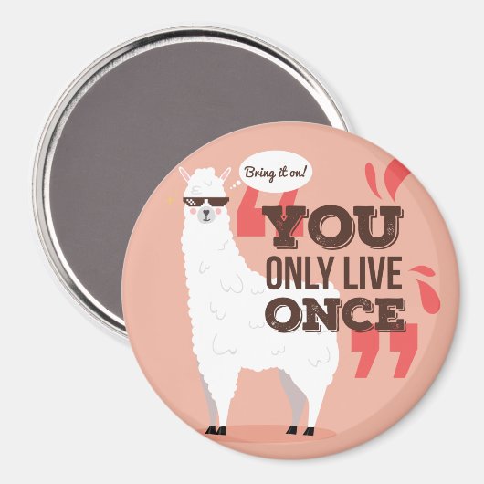 ラマ マグネット (正面/裏面)