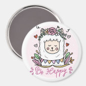 ラマ マグネット (正面/裏面)