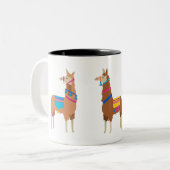 ラマ・マグ ツートーンマグカップ (正面左)