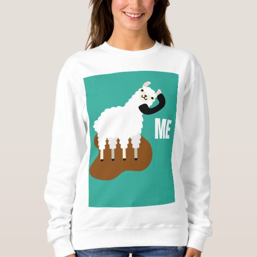 ラマ・ミー スウェットシャツ (正面)