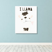 ラマ・ユー キャンバスプリント (インサイチュ (ウッドフロア))