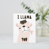 ラマ・ユー ポストカード (スタンド正面)