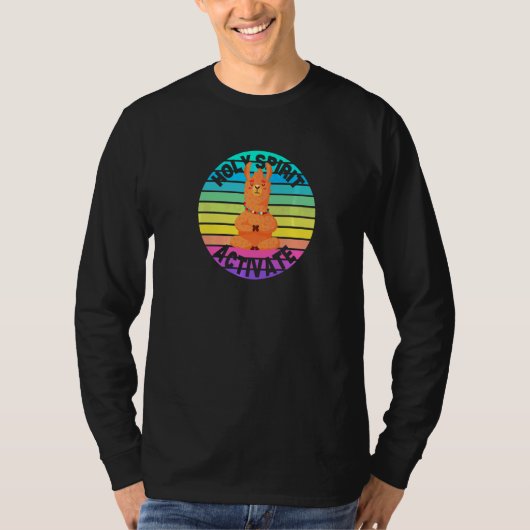 ラマ・ヨガ聖霊ヨガポーズを発動 Tシャツ (正面)