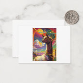 ラマ。ラクールマラマのような存在である ノートカード (正面/裏面インサイチュ)