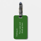 ラマ ラゲッジタグ (裏面縦)