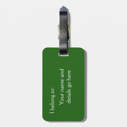 ラマ ラゲッジタグ (裏面縦)