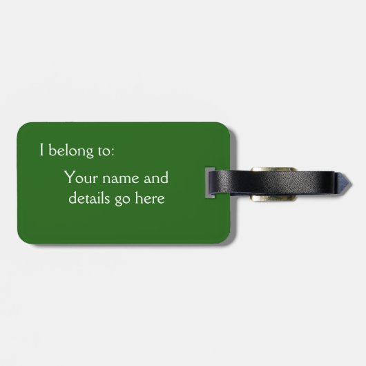 ラマ ラゲッジタグ (裏面横)